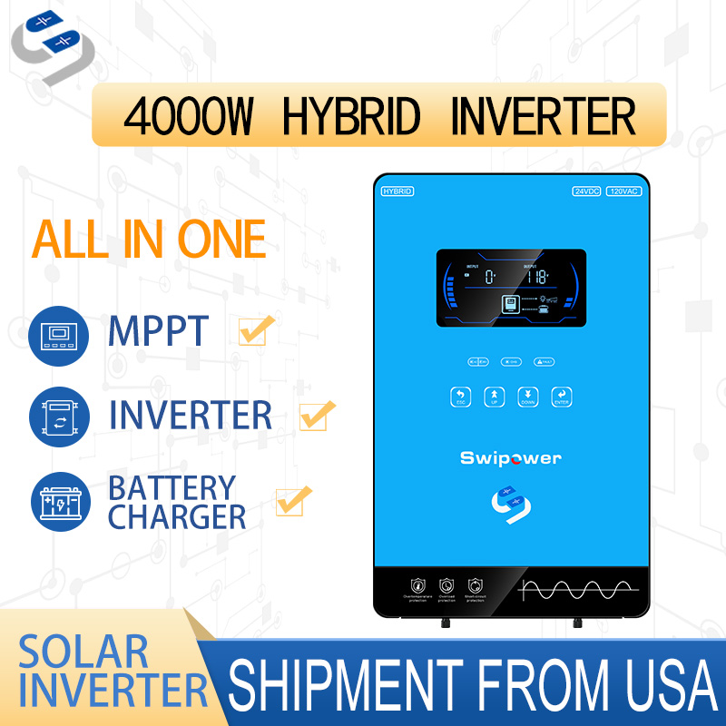 Drone Solar Charger - CNSWIPOWER 4500VA Hybrid Solar Inverter 24v