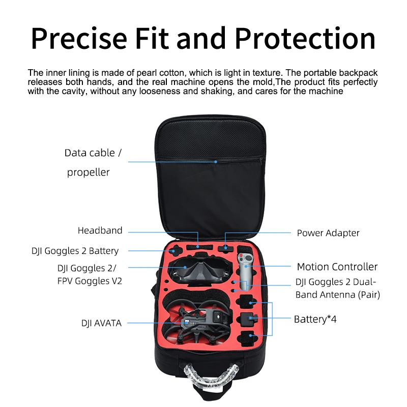Portable Case Backpack Nylon W - огляд і ціна Drone Backpack