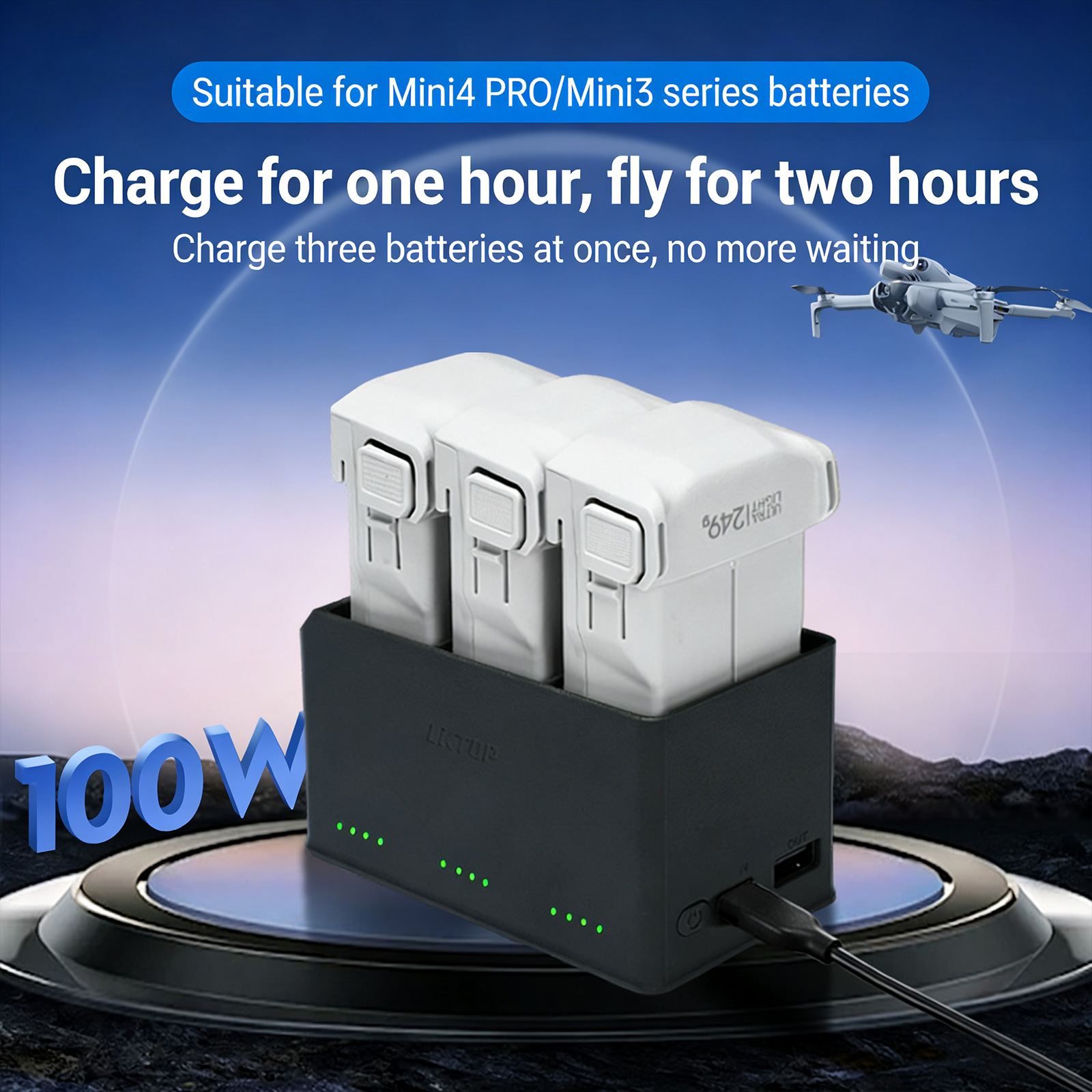 Battery Charger Manager For Mi - огляд і ціна Drone Charging Hub