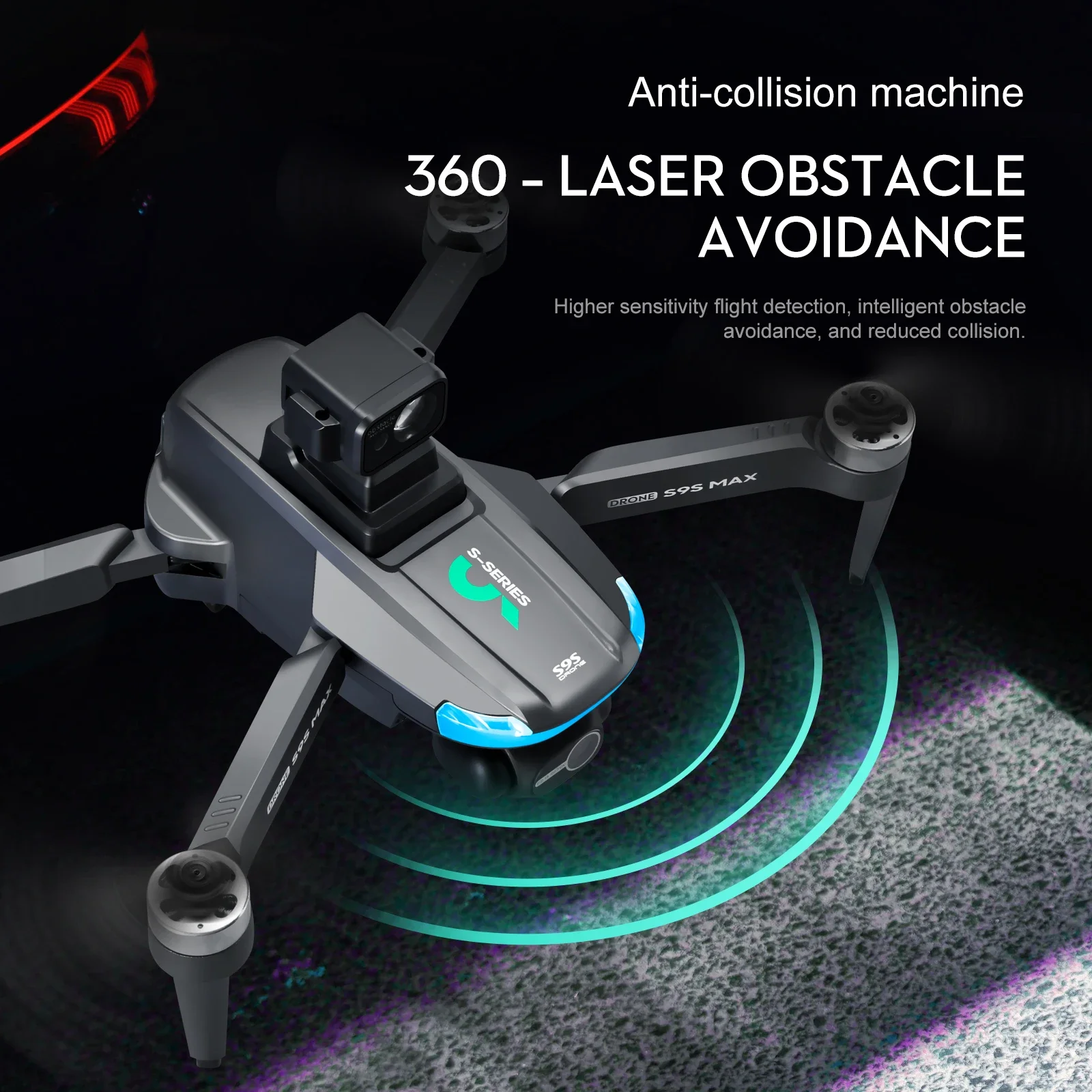 NEW S9S MAX MINI Drone 4K 2-Ax - огляд і ціна Drone Remote Controller Lanyard