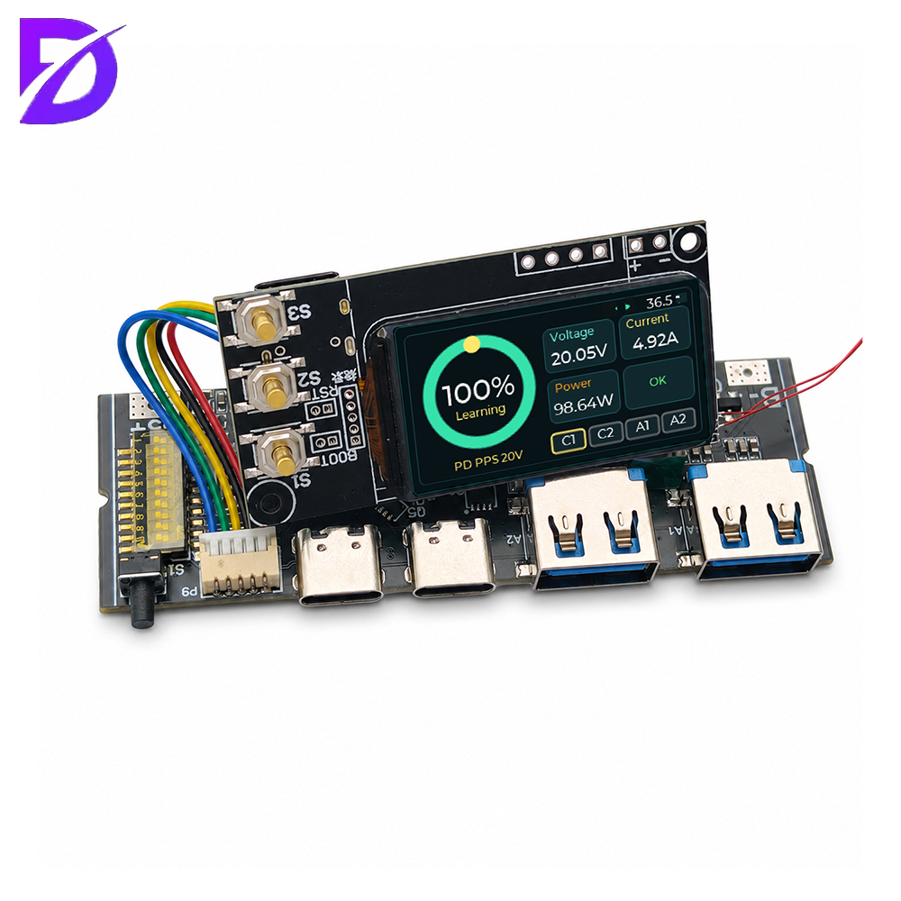 100W PD DIY Power Bank Module  - огляд і ціна Drone Solar Charger